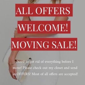 Moving sale
